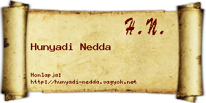 Hunyadi Nedda névjegykártya